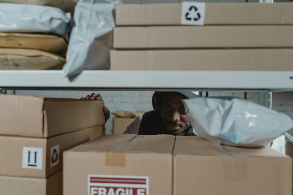 Man Working in a Wear House